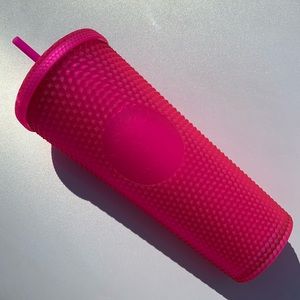 BNWT Starbucks Barbie Pink Jelly Studded Tumbler